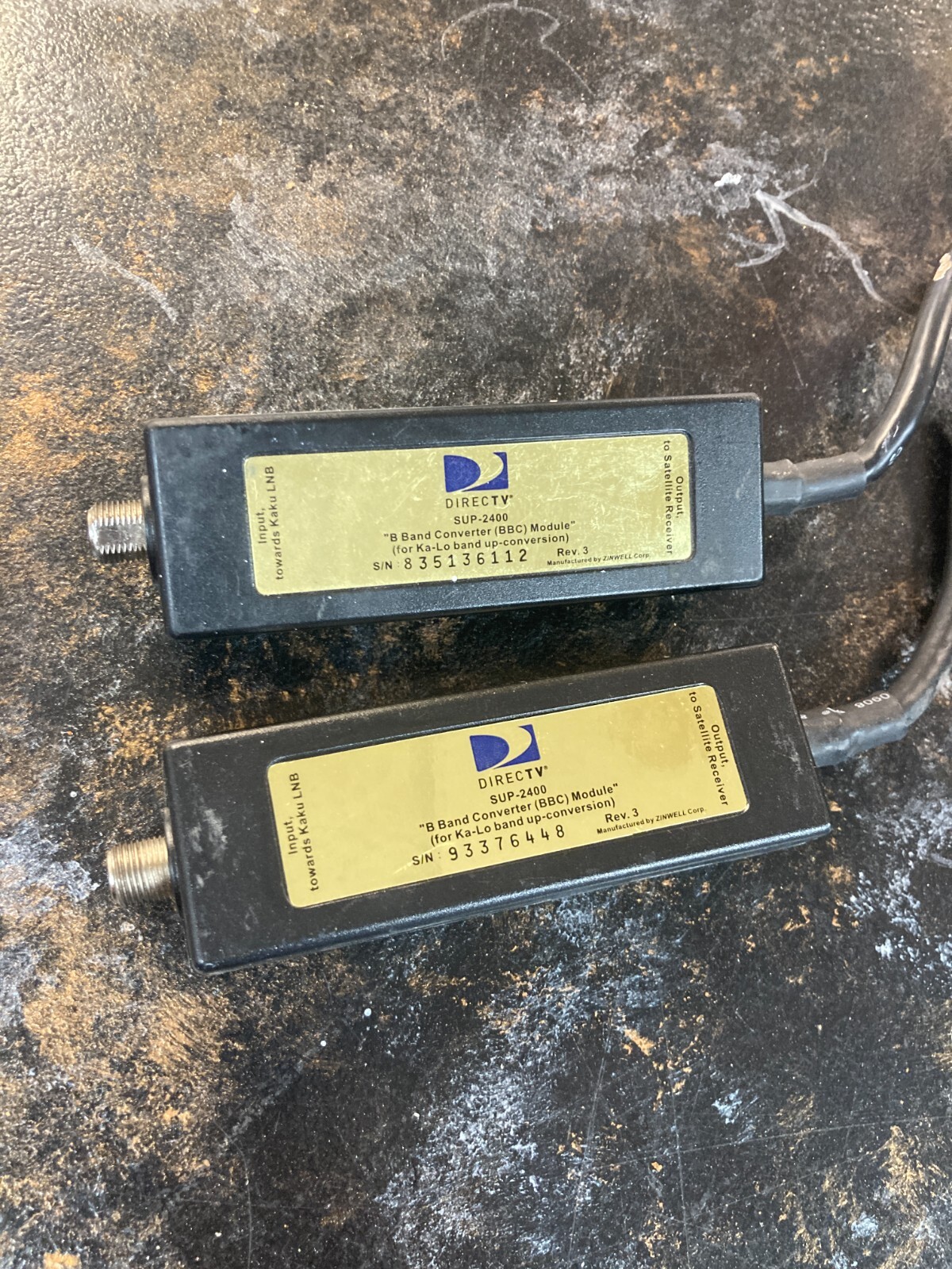 Lot of 2 DirectTV SUP2400 B Band Converter BBC Module KaLo Band NOS