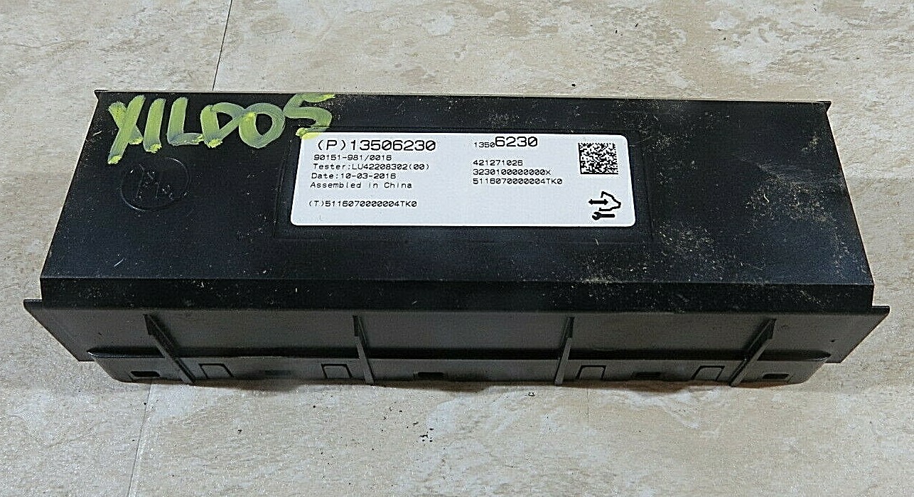 2016 GMC YUKON XL DENALI, AC HVAC TEMPERATURE CONTROL MODULE (X1LD05)