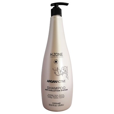 H.Zone Argan Active Shampoo - Anti-Pollution System 33.8 fl oz
