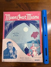 Moon Over Miami Luigi Romanelli Photo By Irving Berlin VTG Sheet Music 1935