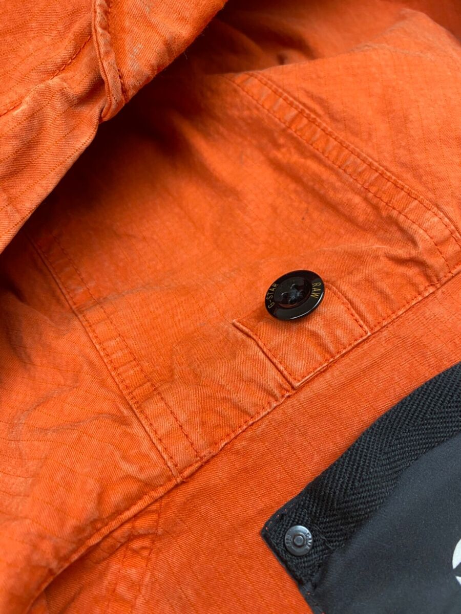 G Star Raw Ospak Field Multipocket Jacket Size S NWOT Orange G Star Raw Ospak Field Multipocket Jacket Size S NWOT Orange