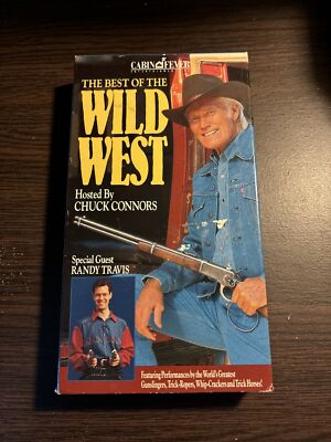 The Best of the Wild West (1991) VHS - Chuck Connors, Randy Travis - Cabin Fever