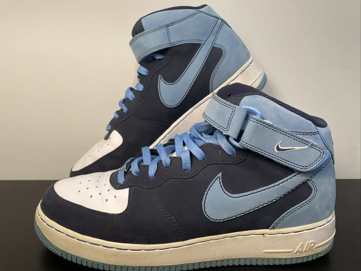 Nike air force 1 mid 07 lv8 obsidian clearance white