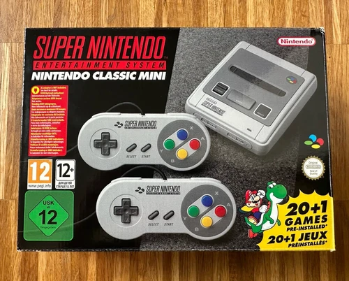 Nintendo Classic Mini Spielkonsole - 1x Bespielt - in OVP