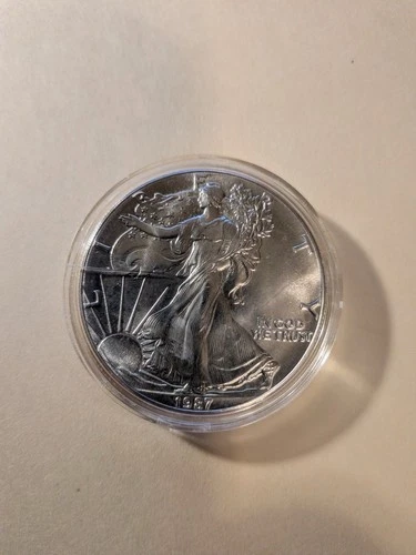 1987 SILVER EAGLE  DOLLAR COIN UNCIRCULATED