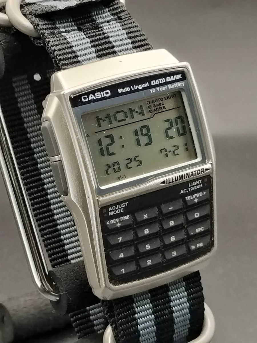 EX Casio Data Bank Digital 2888 DBC-32 Men's Watch, 13 Languages