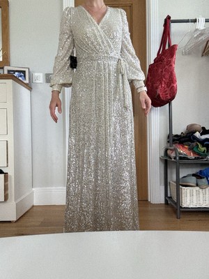 knit sequin dress Talulla Ivory Fluffy Knit Sequin Dress  Vavavoom.ie