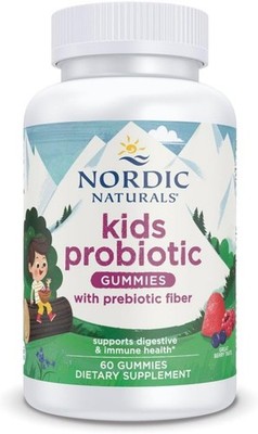 Nordic Naturals Kids probiotische Ballaststoffe, beere - 60 Gummis