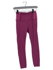 Free People Women's Leggings XS Purple Polyester with Elastane Full length