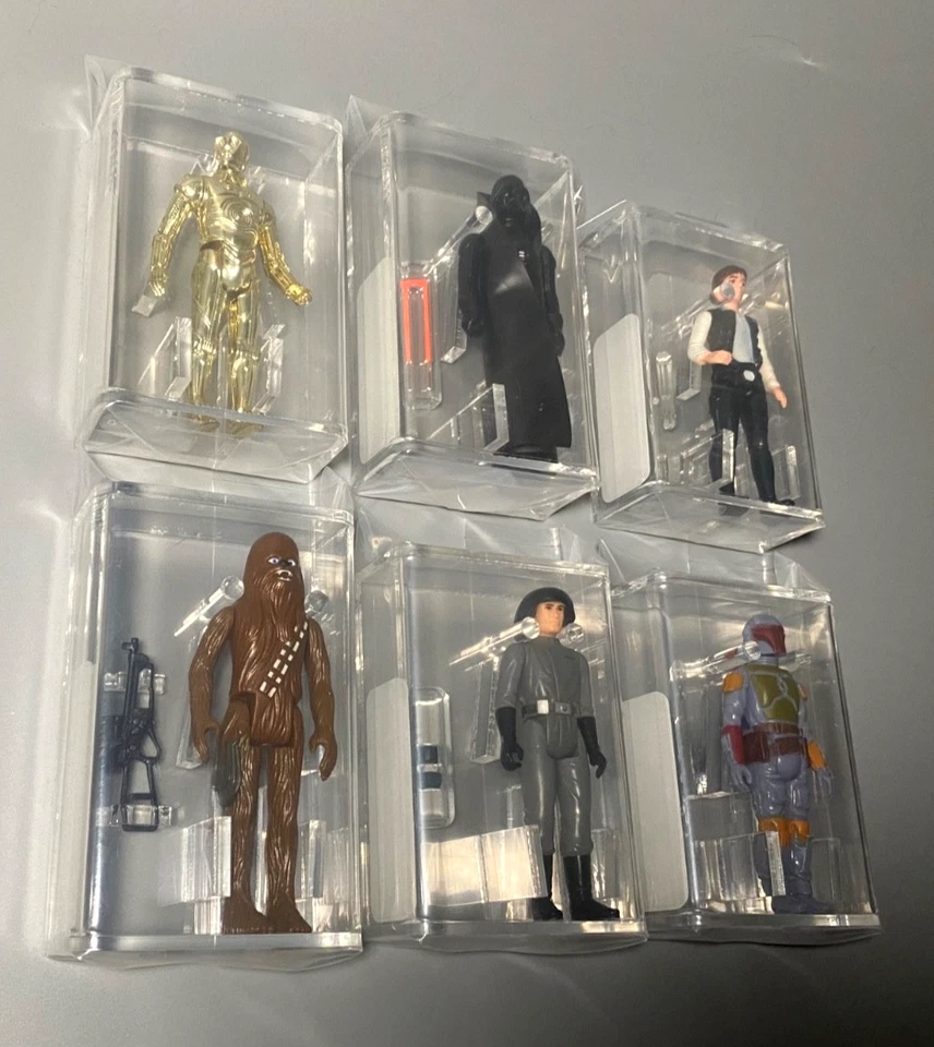 Star Wars Vintage 6 Figures First 12 + Boba Fett AFA 80-80+ NM - Image 4 of 4