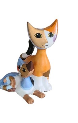 Rosina Wachtmeister Goebel Porcelain Cat Figurine '' Amico e Amica ''