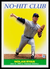 1991 Score #701 Nolan Ryan