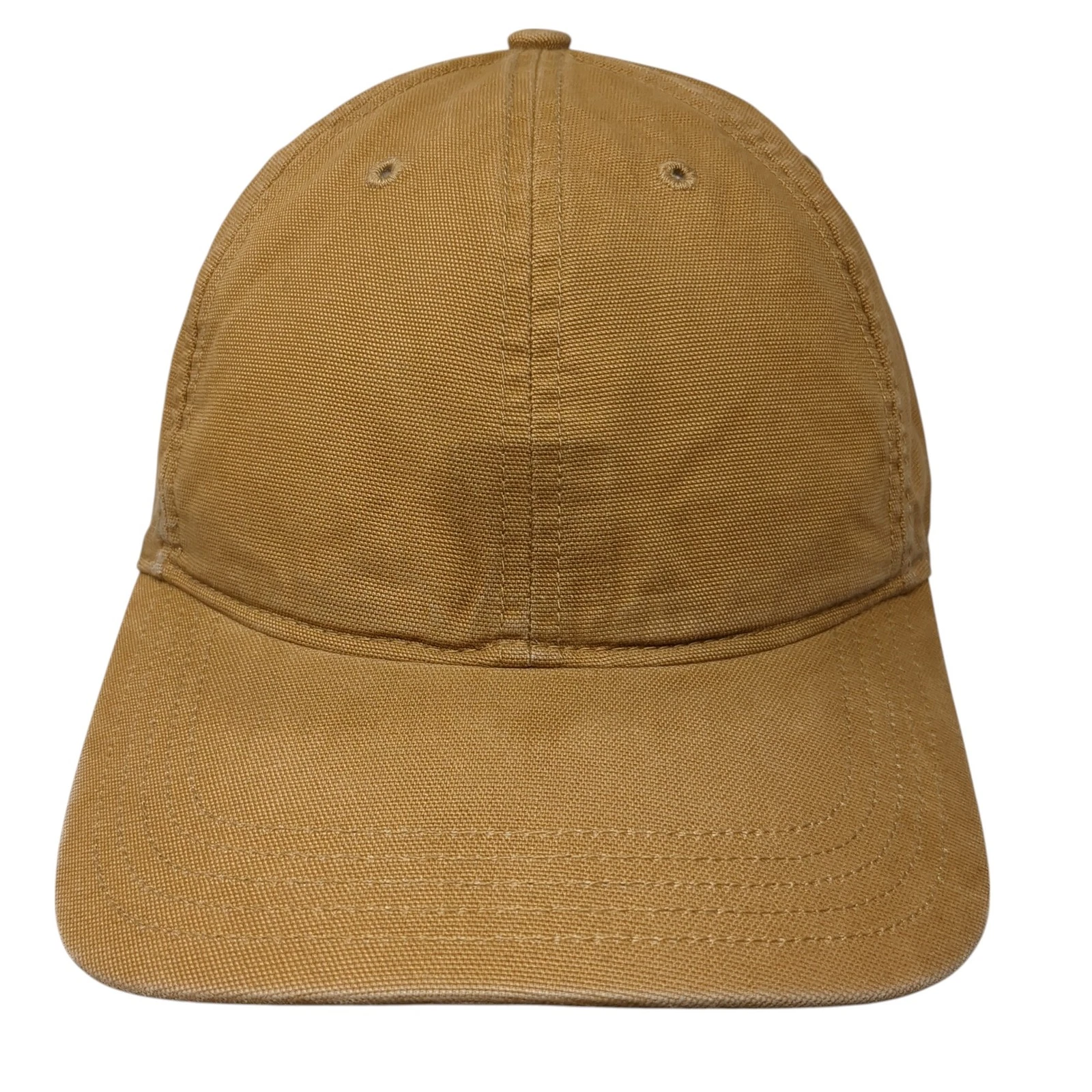 Carhartt Strapback Baseball Hat Brown One Size Adjustable Solid Blank