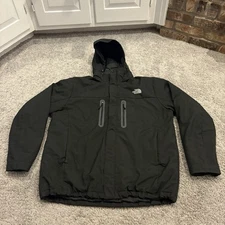 The North Face Jacket Mens XL Black Full Zip Primaloft Apex Elevation Hooded