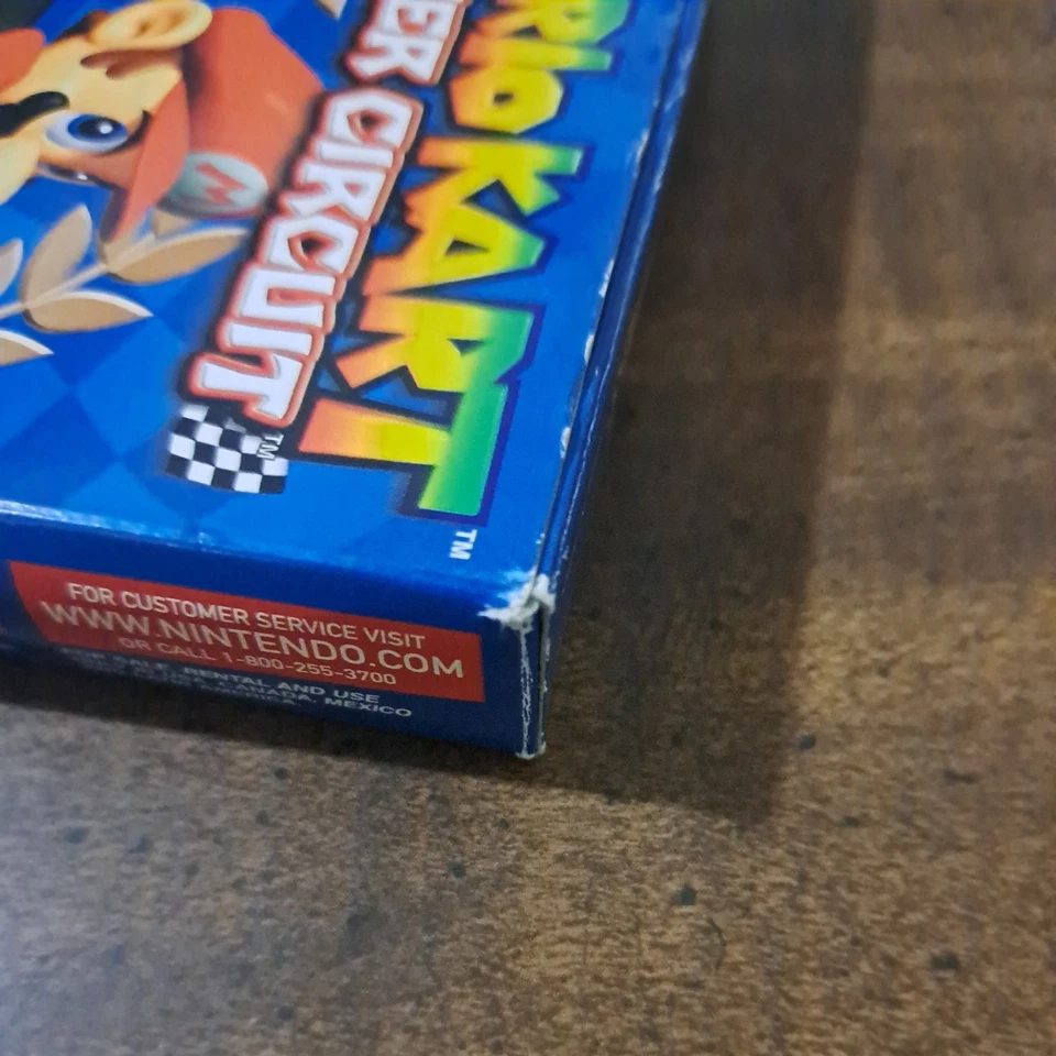 Mario Kart Super Circuit Nintendo Game Boy Advance GBA *коробка + только руководства* - Изображение 4 из 4