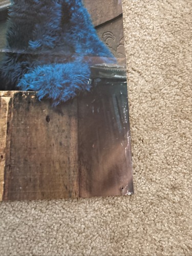 Vintage 1979 Sesamstraße 29x21 gefaltet ein Blatt The Count Big Bird Oscar + - Bild 5 von 15
