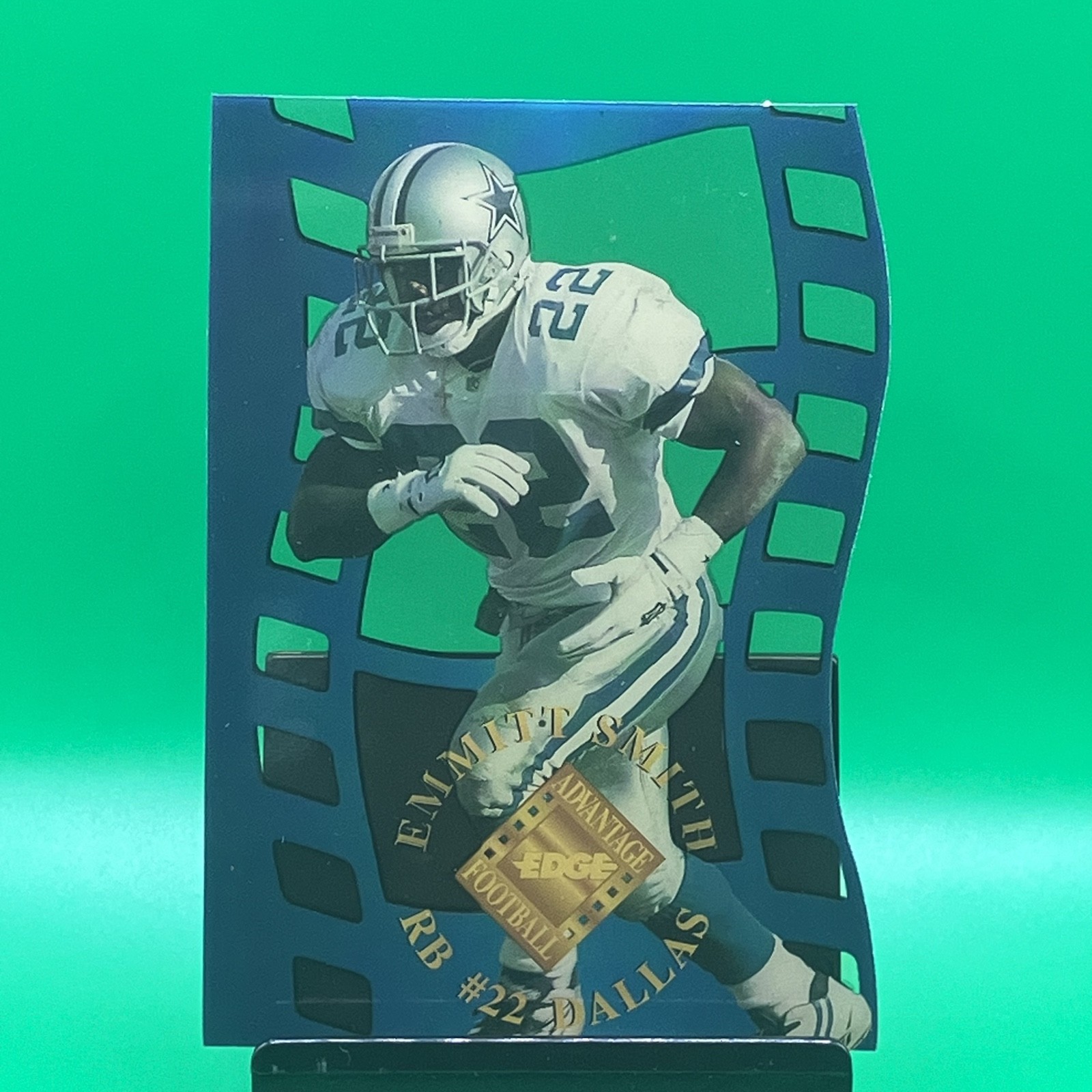 1996 Collector's Edge Advantage - Crystal Cuts Emmitt Smith #CC 15 Silver /3100