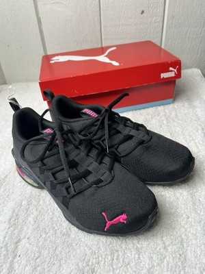 Size 7- PUMA Riaze Prowl Rainbow Black Luminous Pink W