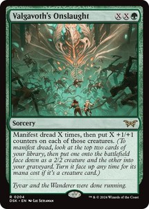 Valgavoth's Onslaught #204 Foil Duskmourn: House of Horror