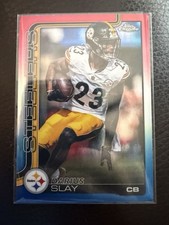 2025 Topps Chrome Darius Slay Red White And Blue Refractor Steelers