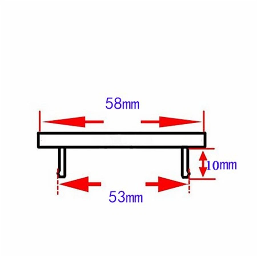 4Pcs Black ABS Plastic 58mm / 53mm Auto Car Modified Wheel Center Hub Caps Cover - Image 4 of 4