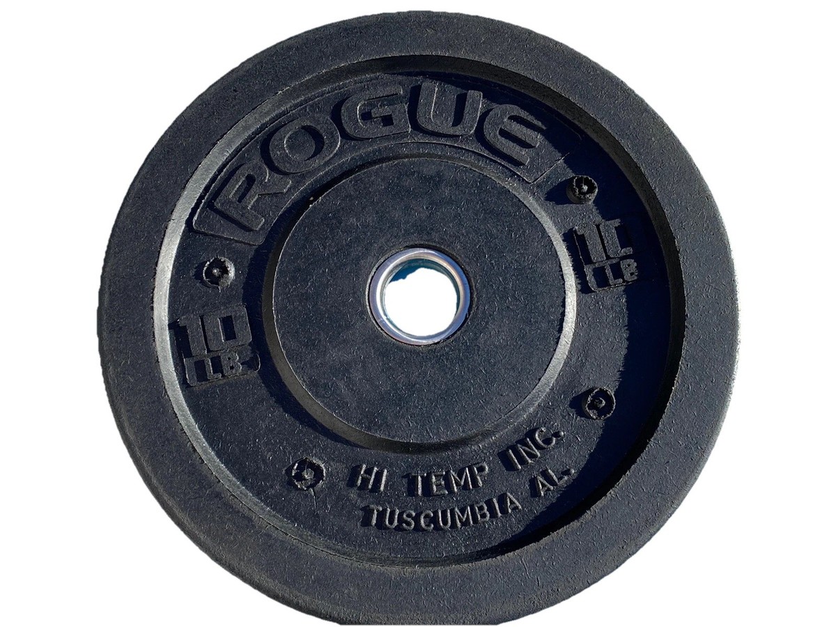 Rogue Fitness 10 lb Hi Temp Bumper Weight Plate Single