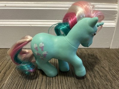 Hasbro MLP My Little Pony G1 Fizzy Twinkle Eye Unicorn Teal Pink Soda, 1985