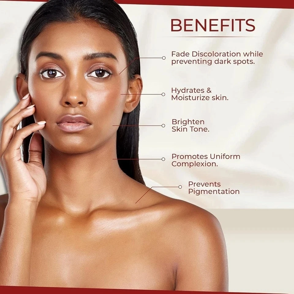 Face Body Brightening Lightening AHA Skin Whitening Dark Spot Remover Cream 50gm - Image 2 of 4