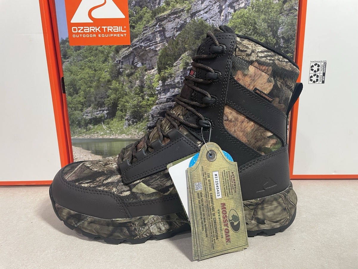 Ozark Trail Men\'s 8-Inch Mossy Oak Camo Hunting Boots, New In Box New In Box - Ozark Trail Men main image 2