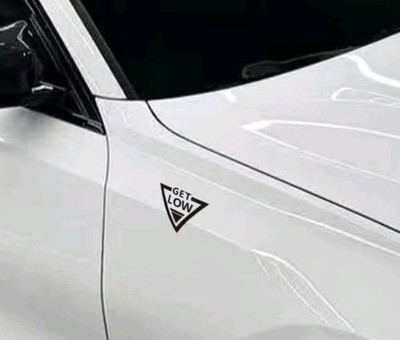 Lustiger Autoaufkleber Stay Low Daumen hoch Aufkleber Fenster Autoaufkleber Vinyl Jdm 