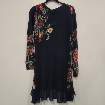 Desigual - Woman - Long navy blue dress - Donovan - Donovan - Size XL