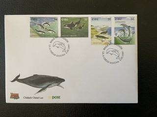 Ireland 1997 #1049 1052a Marine Mammals 2 FDCs
