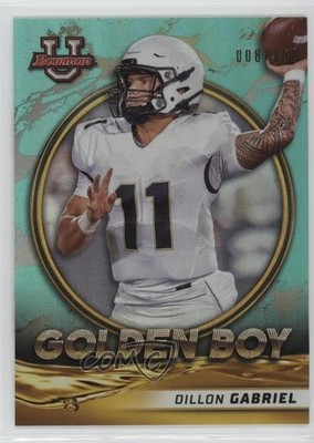 2021-22 Bowman U Golden Boy Aqua Foil 8/150 Dillon Gabriel #GB-8 2f4