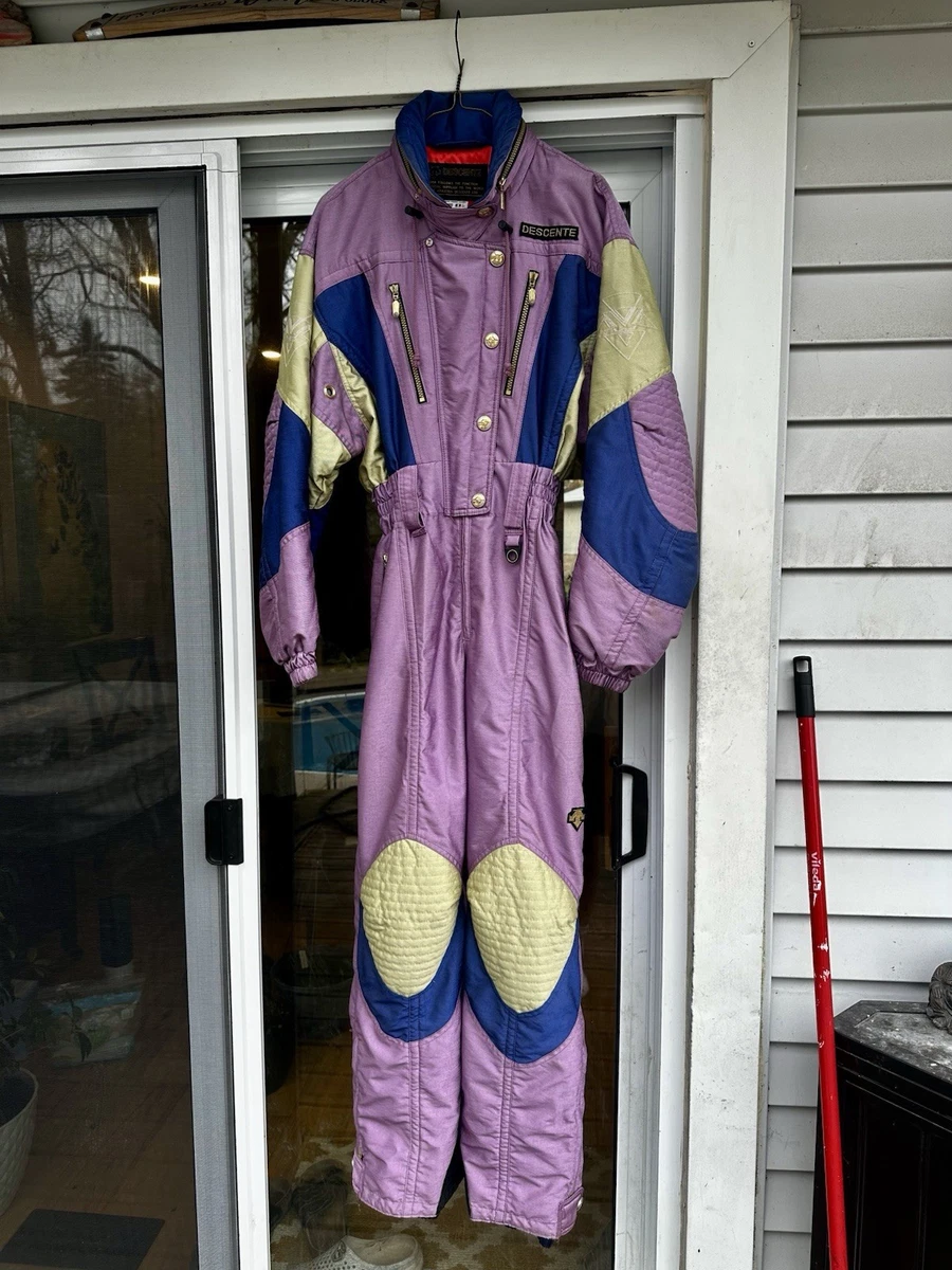 Descente 紫色冬季运动服装| eBay