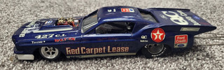 VINTAGE SLOT CAR 1:24 SCALE SLOT CAR QUALITY CARE 427 BLUE FORD CREDIT KILLER $$