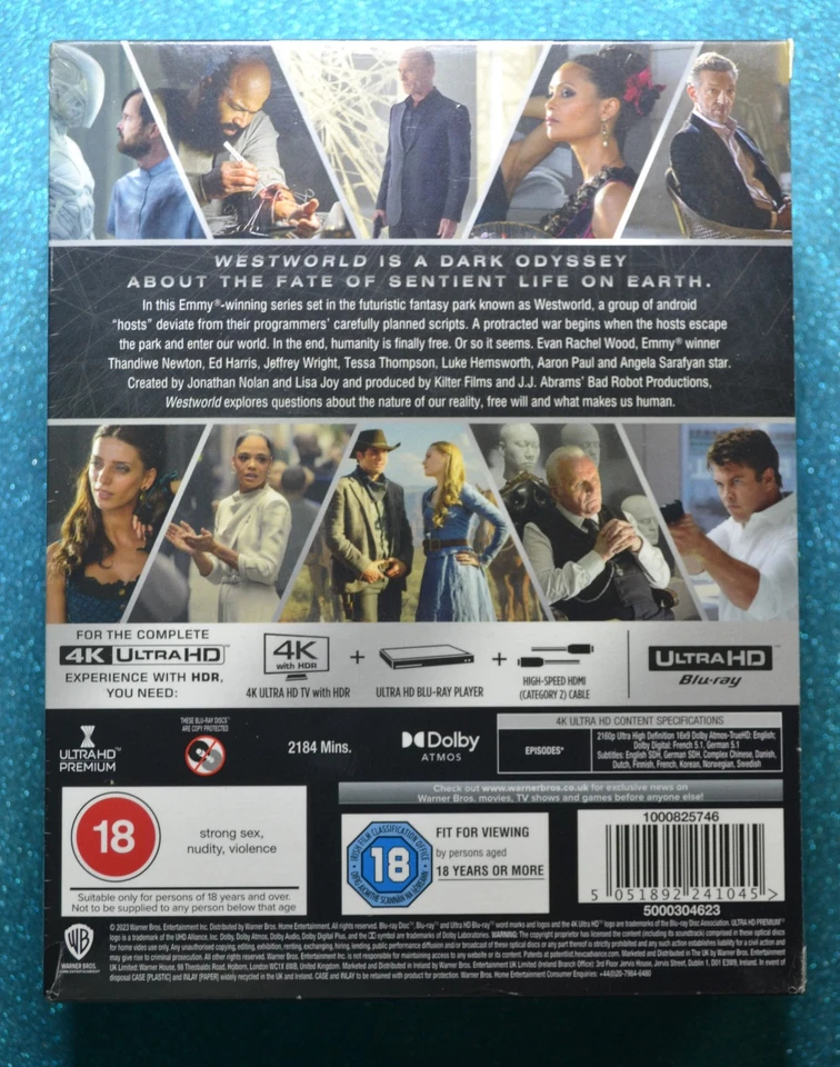 New & Sealed Westworld 4K The Complete Series - Image 3 of 4