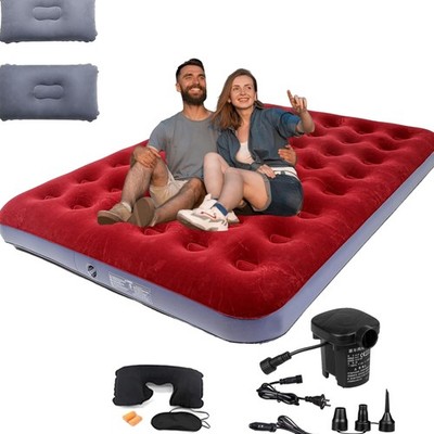 Luftbett Queen Größe Camping Luftmatratze mit Pumpe, bequem, , leicht, für Zu...