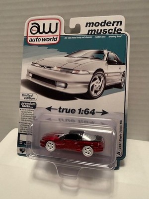 AUTO WORLD - ULTRA RED CHASE - 1991 EAGLE TALON TSI - MODERN MUSCLE