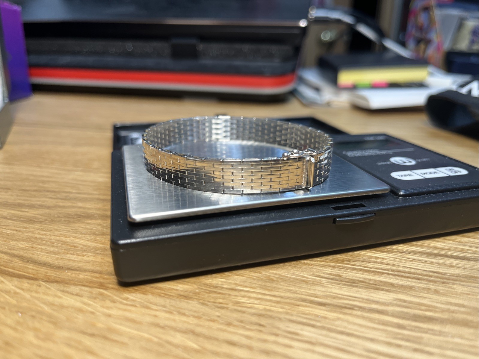 Sterling Silver Brick Bracelet - image 1