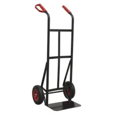 Sealey 200kg Heavy Duty Sack Truck With PU Tyres D-Shaped Handle Grips CST983HD