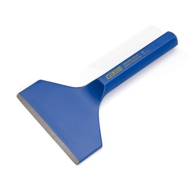 4-inch Wide Hex Shaft Masonry Chisel, Scores and Shapes Stone, Concrete, and ...