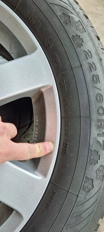 Alu Winterräder Radsatz mit Winterreifen - Bild 2 von 4