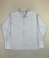 Turnbull Asser Shirt Mens 16.5 Dress Luxury Stripe England 2000s