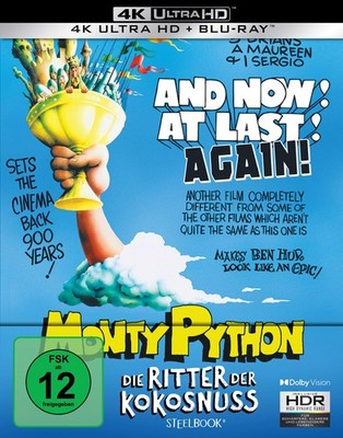Monty Python - Die Ritter der Kokosnuss (Limitiertes Steelbook, (4K UHD Blu-ray)