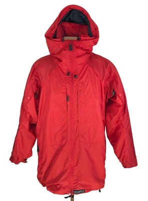 Paramo Alta II Men's Waterproof Jacket Red Nikwax Analogy Hooded Parka Size XL