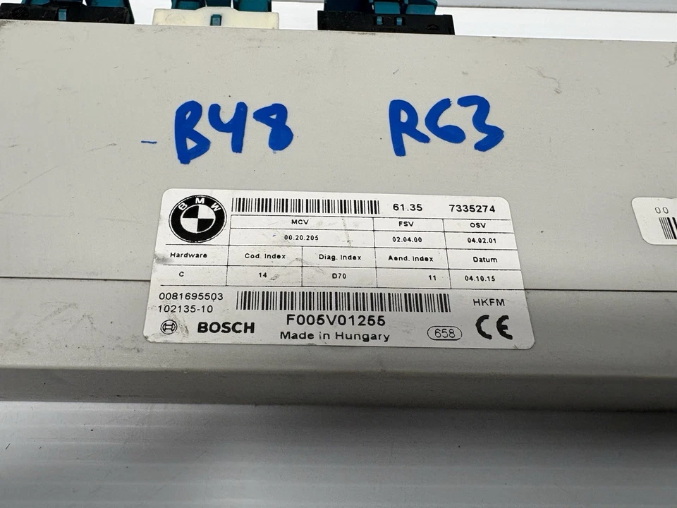 2007 - 2013 BMW X5 X6 Tailgate Lift Trunk Control Module OEM 7335274 - Image 4 of 4