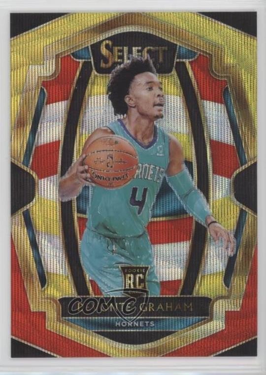 2018-19 Panini Select Premier Level Tri-Color Prizm Devonte' Graham #103 14t3
