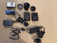Canon Camera PowerShot S400, Flash Card, Chargers, Lens, Power Adapter, Pls Read