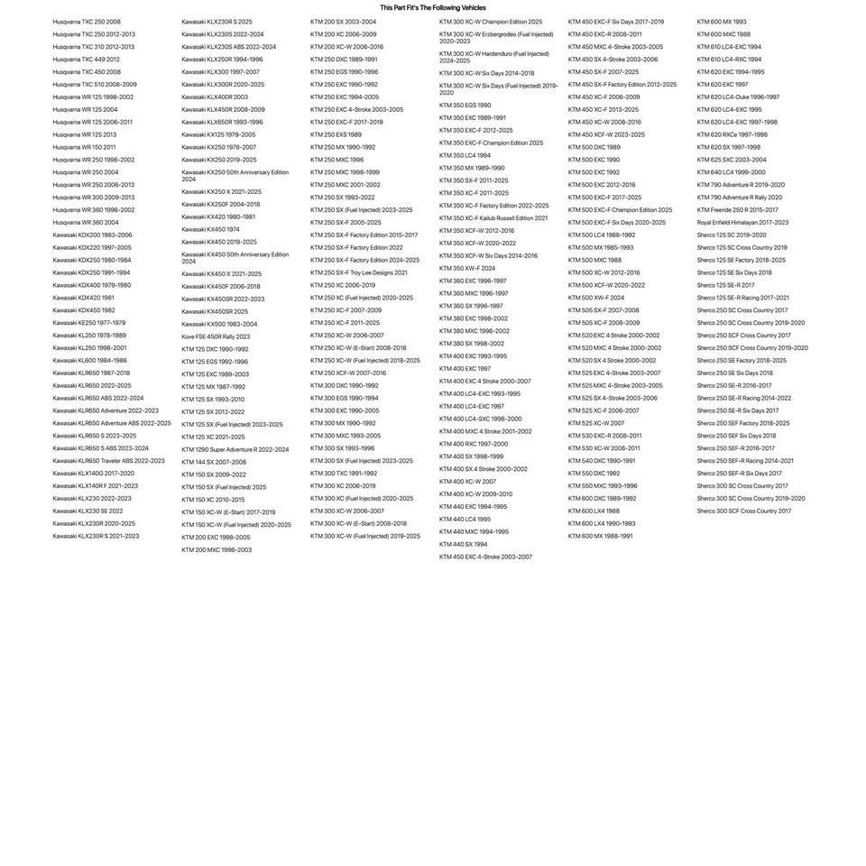 Neumático Tusk Dsport® Adventure 90/90-21 (54R) tipo tubo para YAMAHA YZ400F Foto 3 de 4