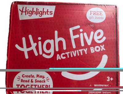 New Highlights  High Five Activity Box  Create, Play, Read & Snack Together